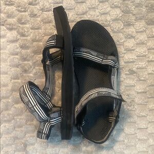 Teva Women's Black and White Sandals